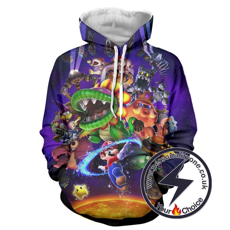 Super Mario - Super Mario Sweat Shirt - Super Mario Hoodies